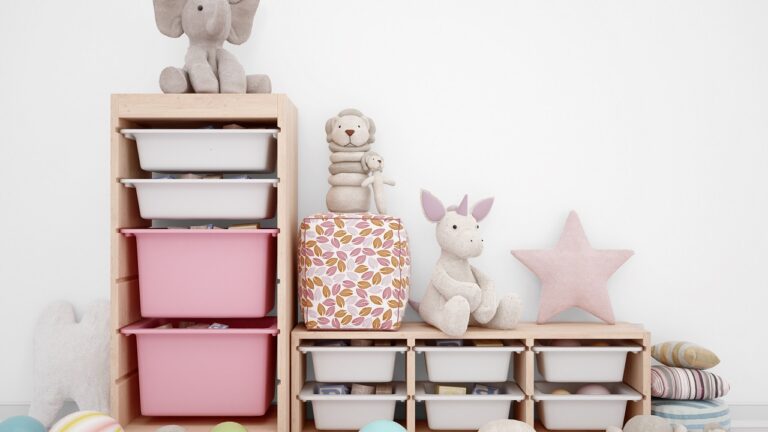 Boîte de rangement pour chambre d'enfant